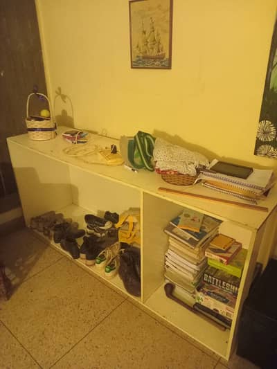 Pre used White shelf for any room