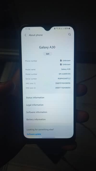 samsung A30 call 03240091705