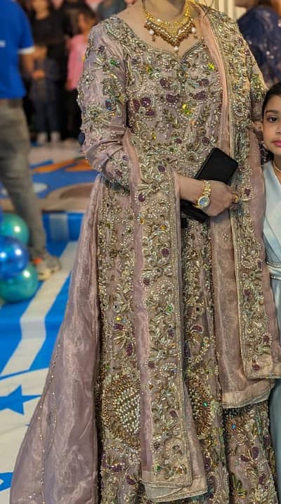 bridal maxy for walima