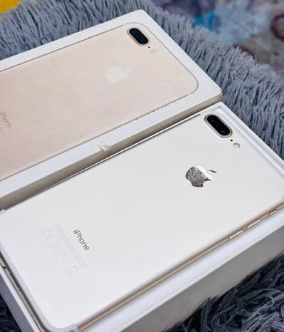 iPhone 7 plus 128gb with complete box whatsapp number 03230981082