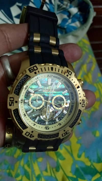 Invicta Chronograph wrist watch.