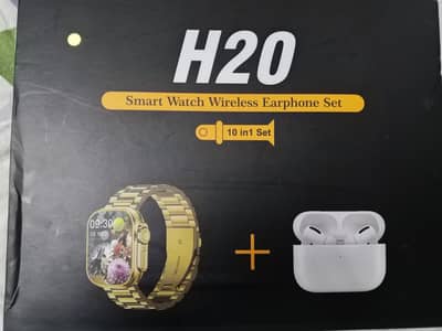 smart watch wireless earphones set