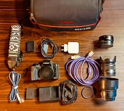  Canon M50 – Complete Studio & Live Streaming Kit (One-Hand Used)