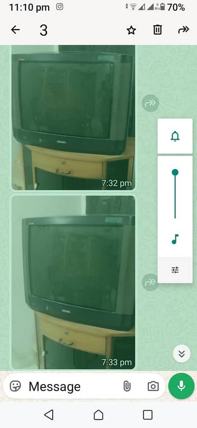 Phillips TV running condition  with tv trolly set