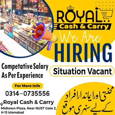 job For Cash and carry