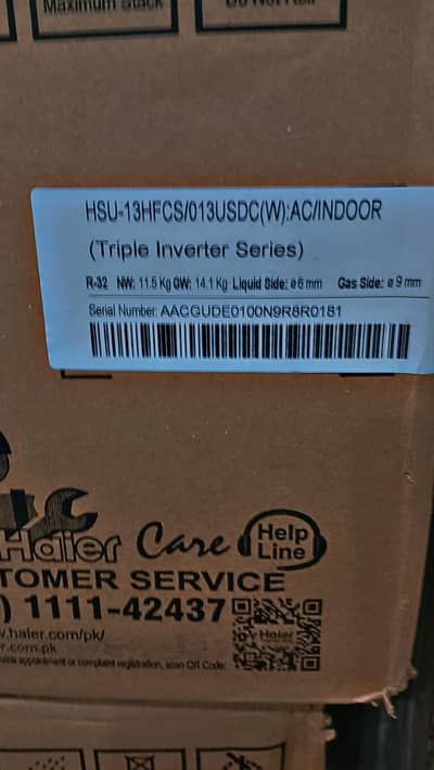 new untoch brand new AC not open