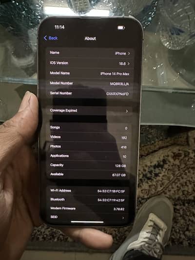 i am selling 14 pro max 128 gb