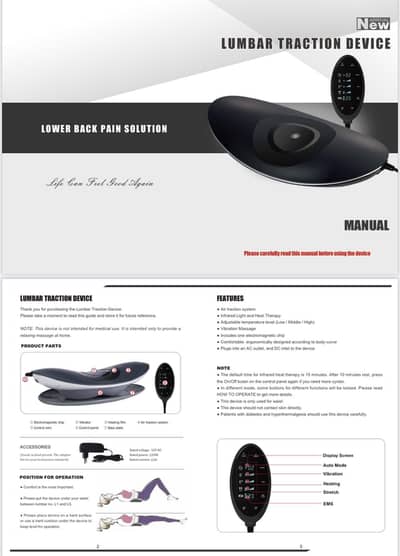 Back massager with heating therapy