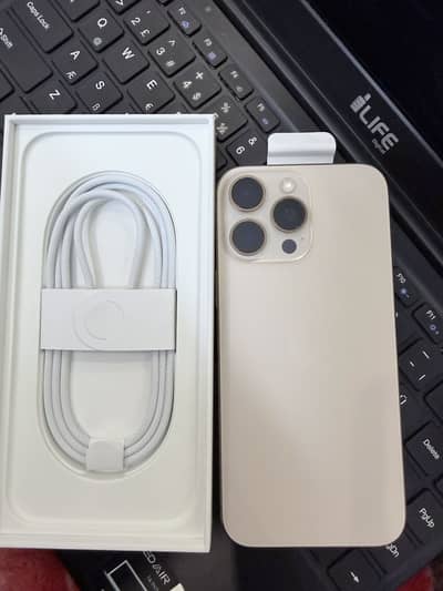 Iphone 16 pro Max Desert Titanium PTA Approved