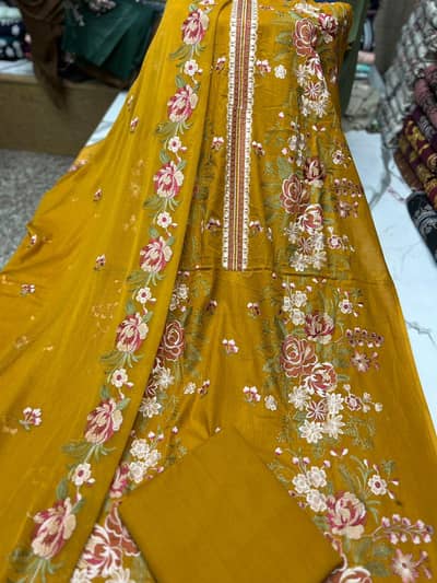 lawn embroidered 3pc