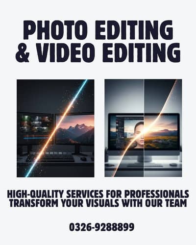 Photo And Video Editing Services
