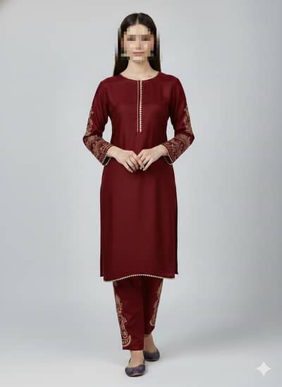 sale sale sale  2pcs ladies Eid silk suit
