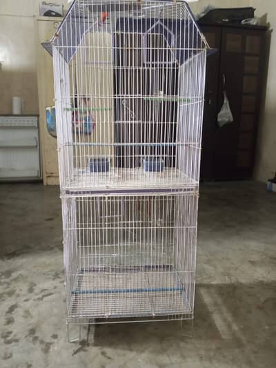 Cage | Iron cage | Cage for birds |Parrots| Large Double Storage Cage