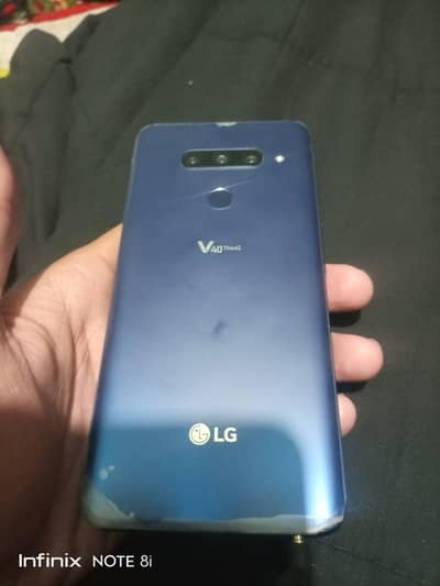 LG V40 THINQ EXCHANGE POSEBELLL dot shirt line Kuchh Bhi Nahin Hai