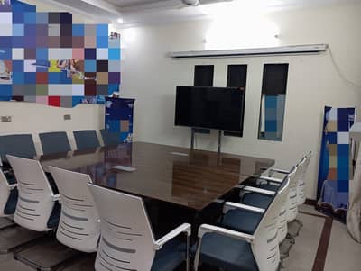 12 MARLA TILE FLOOR HOUSE FOR COMMERCIAL OFFICE FOR RENT IN JOHAR TOWN LAHORE