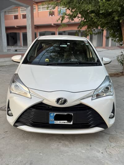Toyota Vitz pearl white Model 2020 registration 2021 Saftey Edition 3