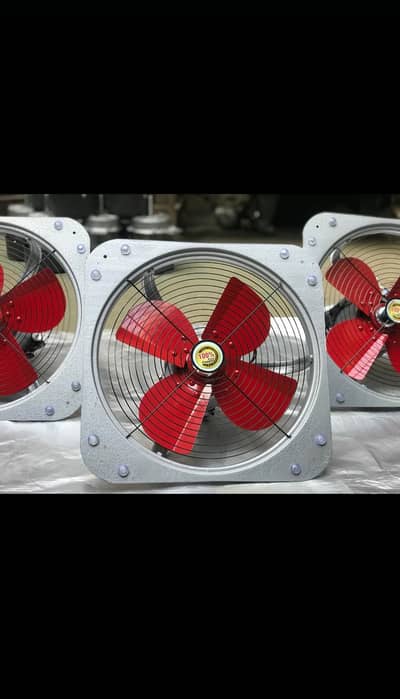 12-inch Exhaust Fan with Front Grill – Copper Winding, High Quality