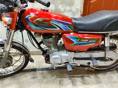 united 125 2023 model karachi number