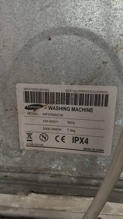 fully automatic Samsung washing machine