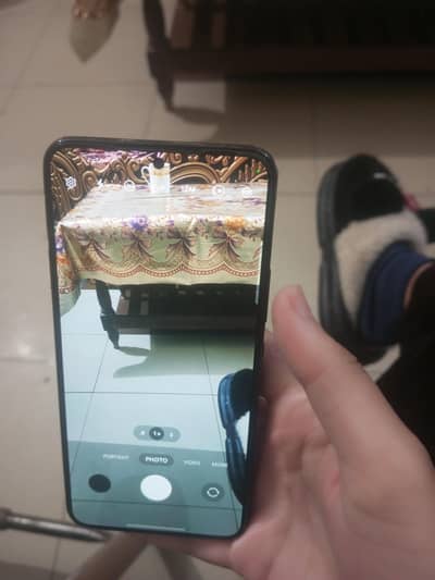 Samsung s22 5g with box . front camera damage