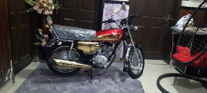 Honda CG 125 Gold edition Model 25  Applied for  Open voucher