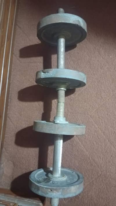New (used) Dumbbell total 6+6 = 12 kg