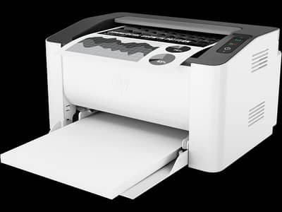 HP LaserJet 107W B&W Wireless Printer (White)