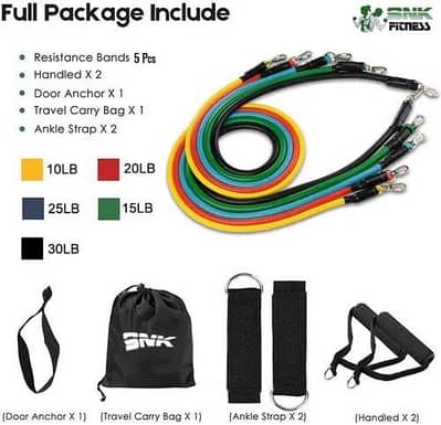 Open Parcel Allowed | 11pcs Resistance Band Set | Free COD