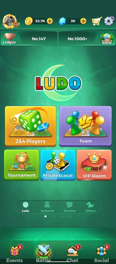 Yalla ludo 50 leval Acc