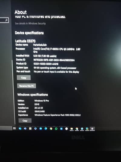 Dell Inspiron 5570-Core i7 6th Gen|8GB RAM|128GB Toshiba SSD