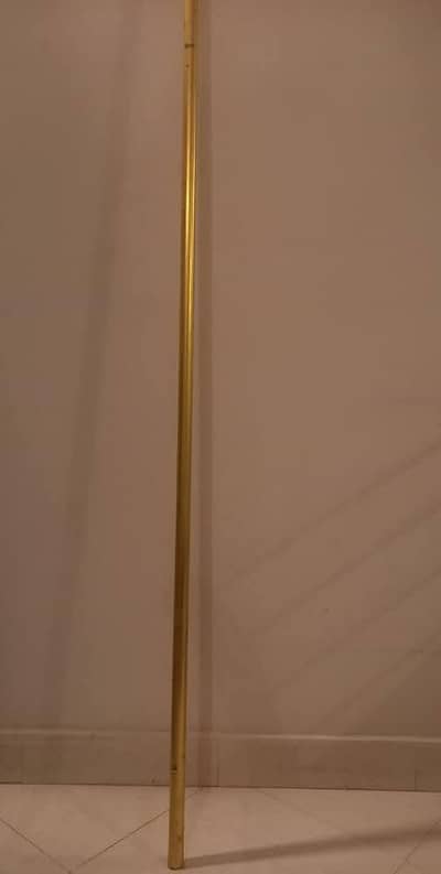 Urgent Sale, Used, Golden Curtain Pipes, Curtain Rod, Slightly.