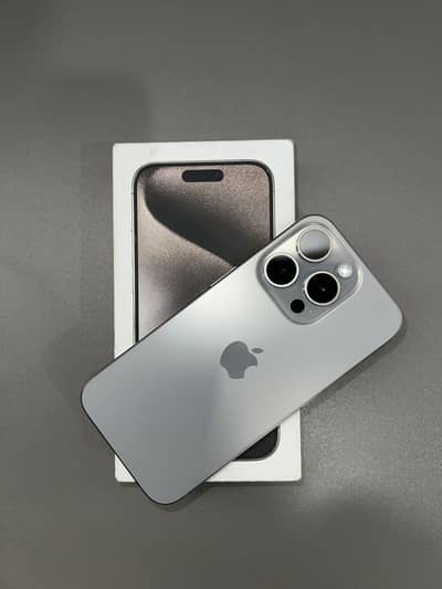 iPhone 15 pro JV Natural titanium