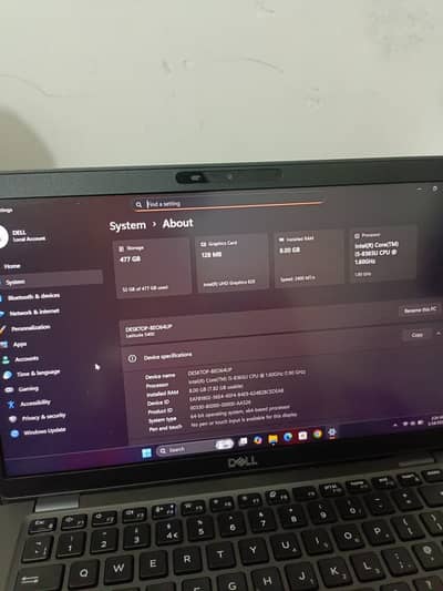 Dell i5 8th Generation