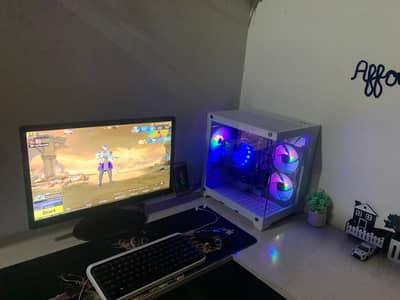 Gaming PC | 8GB RAM | 128GB SSD | 1GB Graphics | White Case