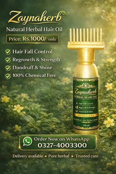 ZaynaHerbs Natural Hair Oil