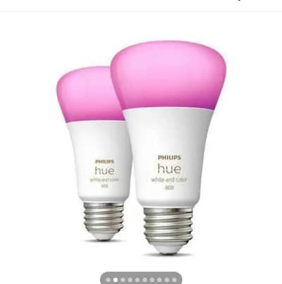 Hue white and color bulbs