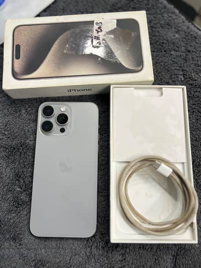 Iphone 15 pro max 256gb Natural titanium