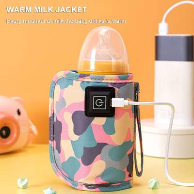 Milk Water Warmer Safe Insulated,USB Bottle Warmer for Indoor Outdoor