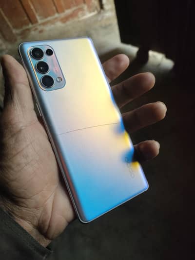 Reno 5pro 12gb 256gb front finger just line in screen