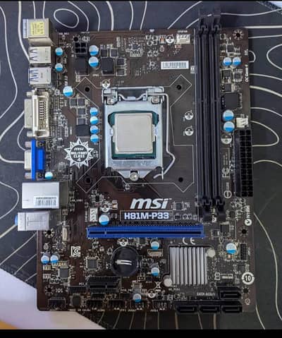 i5 4590 (4th gen) Ram H81M-P33 combo