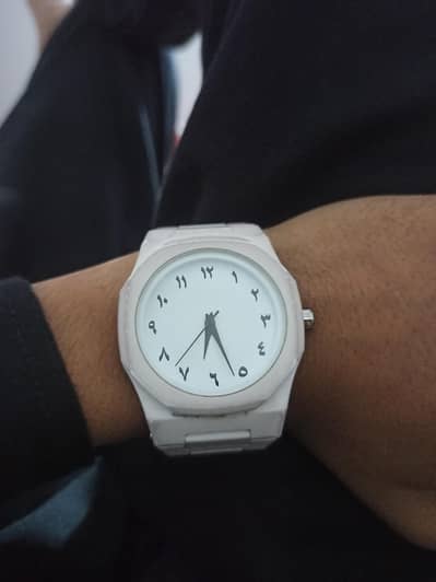White arabic aura watch for sale small size