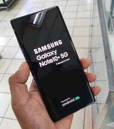 Samsung Galaxy Not 10 plus 5G 12/256 GB official PTA approved