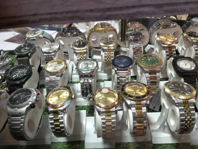 Casio , Citizen, Rolex ,Tissot