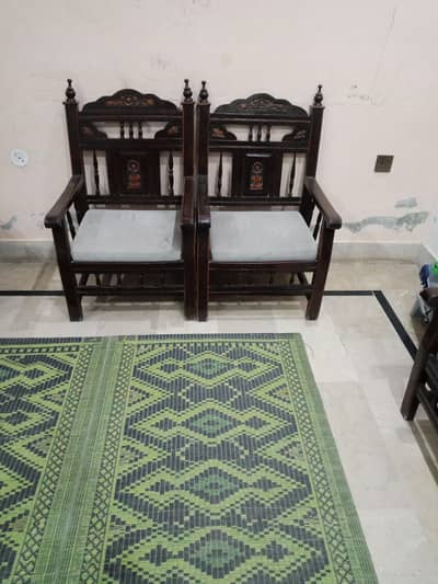 5 seater sofa set pure wood