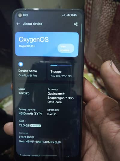 "SASTA PHONE"ONEPLUS 8TPRO DUAL SIM 12+12\256