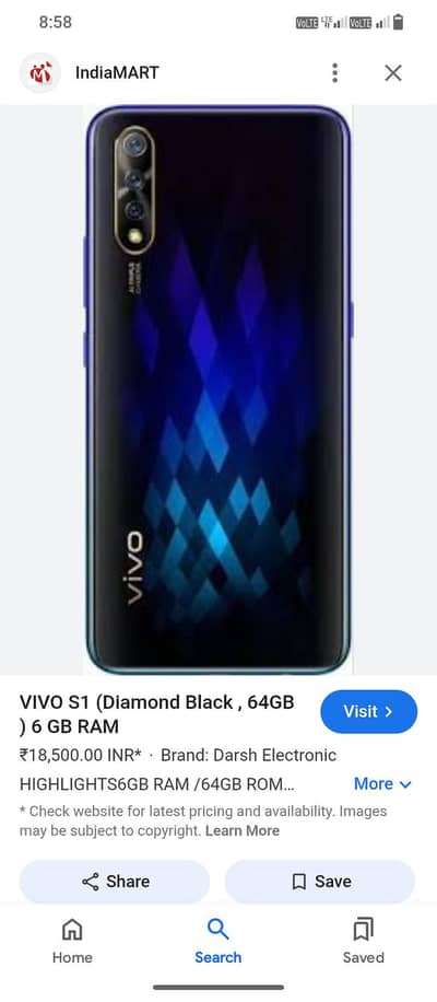 vivo s1 condition 10/9