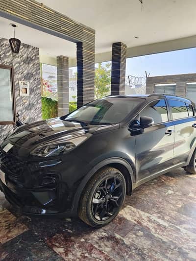 kia sportage car 2024 model black addition