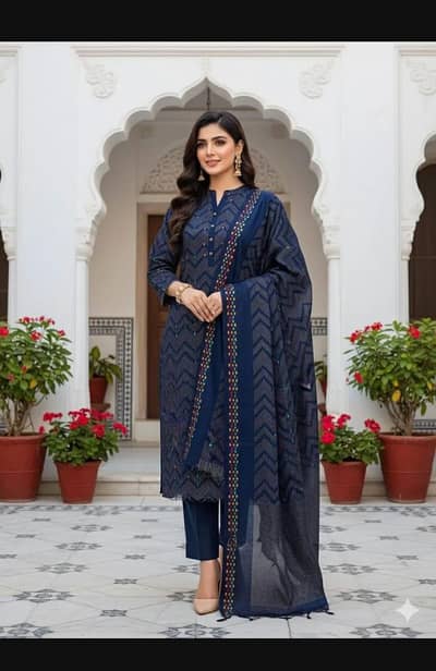 Ladies Unstitched Suits – Cash on Delivery Available