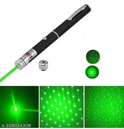 Powerful Green Laser Pointer - Disco Light Patterns