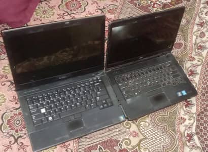 Two dell laptops and three dead android phones
